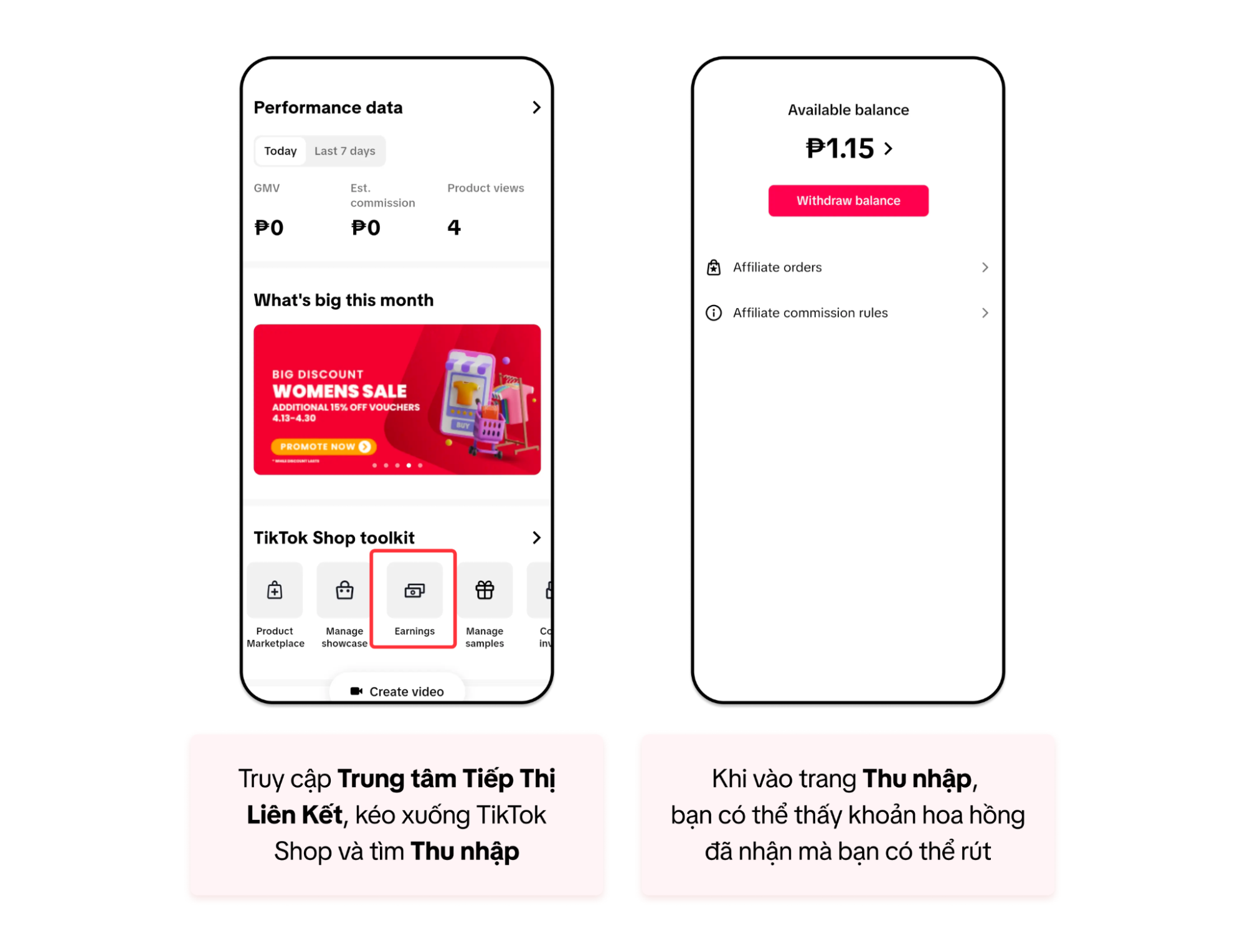 Bí Mật Nhanh 5 Phút Các Bước Nhận Hoa Hồng Trên TikTok Affiliate