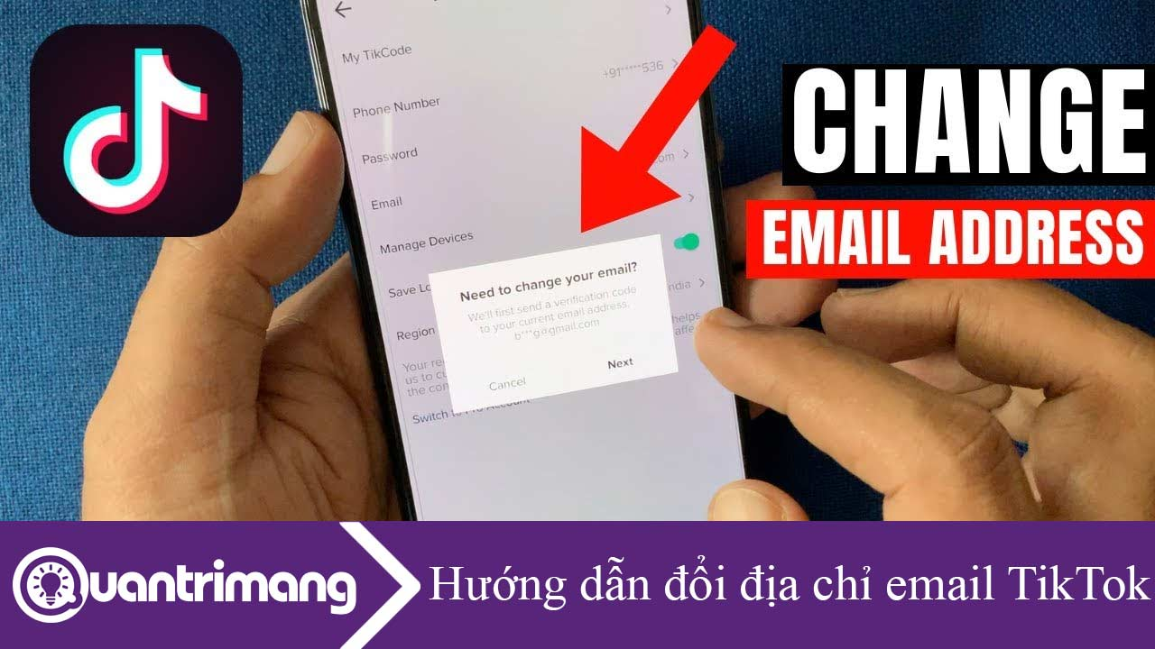 Cách đổi email trên TikTok 2026: Hướng dẫn chi tiết, nhanh gọn và an toàn
